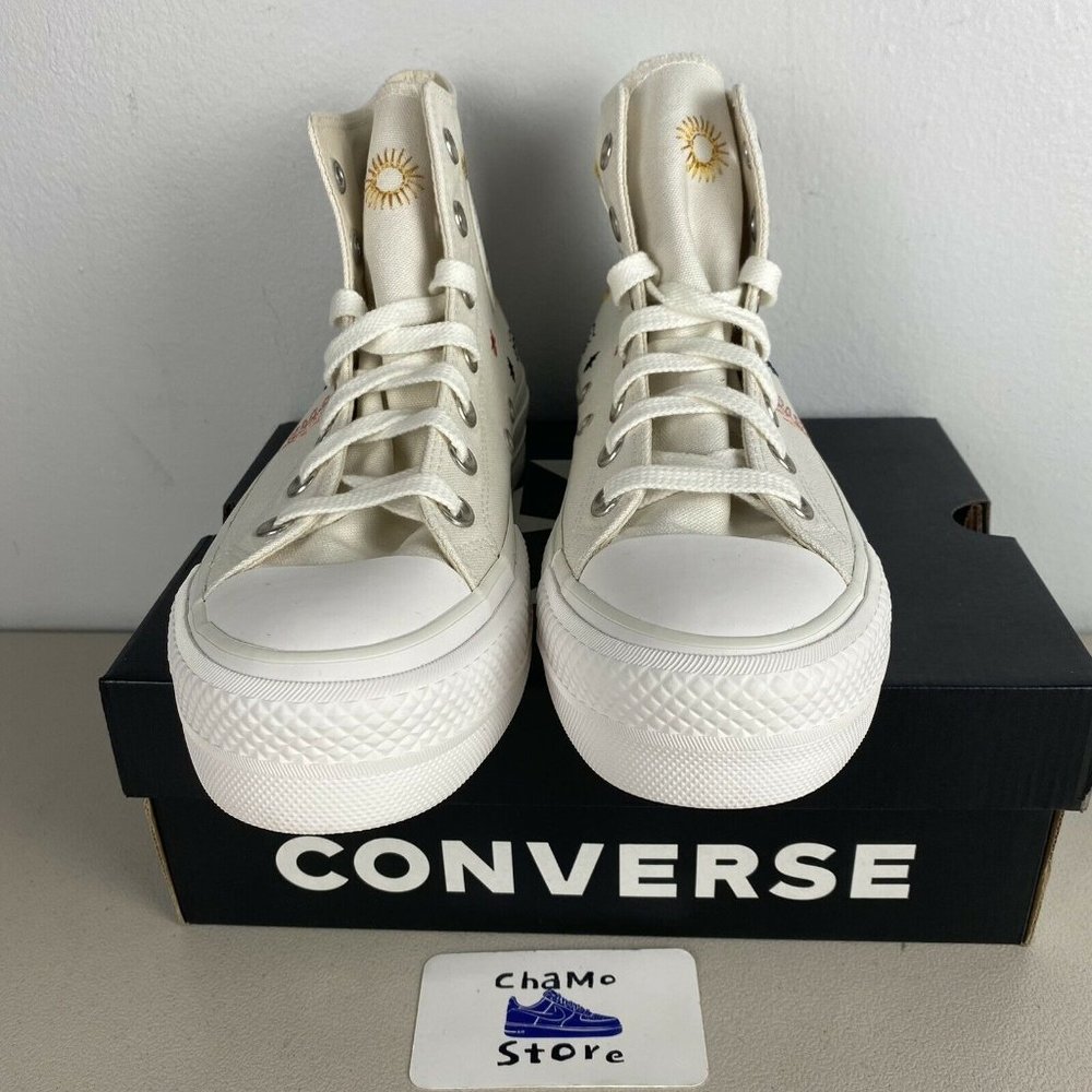 Converse Women’s Chuck Star It's Okay To Wander Platform - Picture 2 of 10